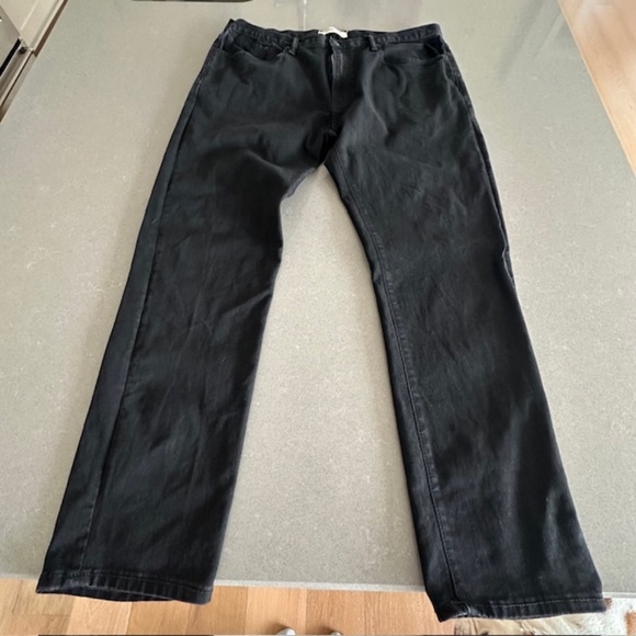 Men's Gap Black Jean 36x30 'Athletic' Fit Jeans-Excellent Condition - Picture 1 of 9